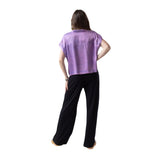 System Action - V25PA422_40 - Pantalón recto con bolsillos plastrón - Mujer