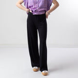 System Action - V25PA422_40 - Pantalón recto con bolsillos plastrón - Mujer