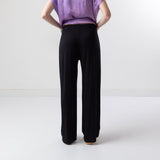 System Action - V25PA422_40 - Pantalón recto con bolsillos plastrón - Mujer