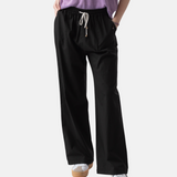 System Action - V25PA422_40 - Pantalón recto con bolsillos plastrón - Mujer