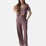 System Action - V25PA426_30 - Pantalón de punto con lúrex entallado - Mujer