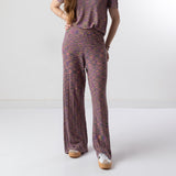 System Action - V25PA426_30 - Pantalón de punto con lúrex entallado - Mujer