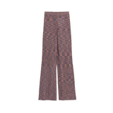 System Action - V25PA426_30 - Pantalón de punto con lúrex entallado - Mujer