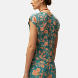 System Action - V26CA353-20 – Camisa estampada de manga corta 100% viscosa eco - Mujer