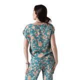 System Action - V26CA353-20 – Camisa estampada de manga corta 100% viscosa eco - Mujer