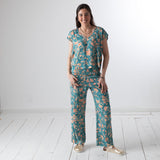 System Action - V26CA353-20 – Camisa estampada de manga corta 100% viscosa eco - Mujer