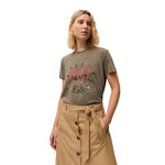Camiseta verde oliva System Action mujer Konestilochic