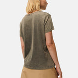 System Action - V26CT198-12 – Camiseta marrón de manga corta con dibujo de corazón - Mujer