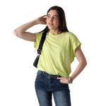 Camiseta amarilla mujer System Action sostenible Konestilochic