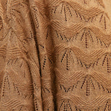 System Action - V26KI333-42 – Kimono de punto calado de color oro de viscosa y lurex - Mujer