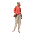 Pantalón beige recto mujer System Action Konestilochic