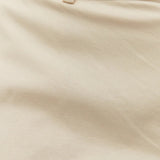 System Action - V26PA207-2 – Pantalón chino de color crudo de algodón orgánico y elastano - Mujer