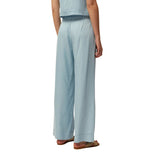 System Action - V26PA417-5 – Pantalones fluidos azules de téncel efecto vaquero - Mujer