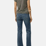 System Action - V26PT101-5 – Pantalones vaqueros azules flare con bolsillos delanteros - Mujer
