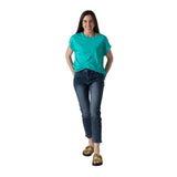 System Action - V26PT104-5 – Pantalones pitillo vaqueros azules de algodón y 2% elastano - Mujer