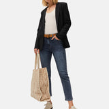System Action - V26PT104-5 – Pantalones pitillo vaqueros azules de algodón y 2% elastano - Mujer