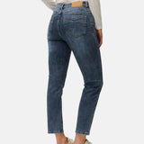 System Action - V26PT104-5 – Pantalones pitillo vaqueros azules de algodón y 2% elastano - Mujer