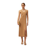 System Action - V26VE348-2 – Vestido largo de punto con lúrex - Mujer