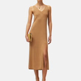 System Action - V26VE348-2 – Vestido largo de punto con lúrex - Mujer
