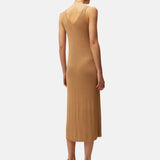 System Action - V26VE348-2 – Vestido largo de punto con lúrex - Mujer