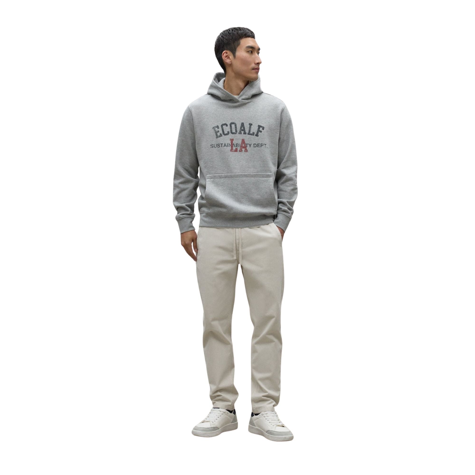 Sudadera gris Ecoalf para hombre - Estilo sostenible y cómodo Konestilochic