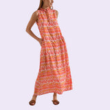 W124803_ÚNICO-Vestido largo con estampado de zig-zag Why Not