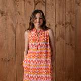 W124803_ÚNICO-Vestido largo con estampado de zig-zag Why Not
