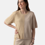 WNT Collection - W125024_48 - Jersey de lúrex de manga corta - Mujer