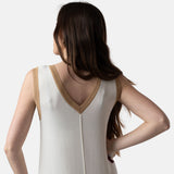 WNT Collection - W125025_07 - Vestido midi con escote de pico - Mujer