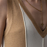 WNT Collection - W125025_07 - Vestido midi con escote de pico - Mujer