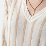 WNT Collection - W125031_48 - Jersey de rayas de manga 3/4 - Mujer