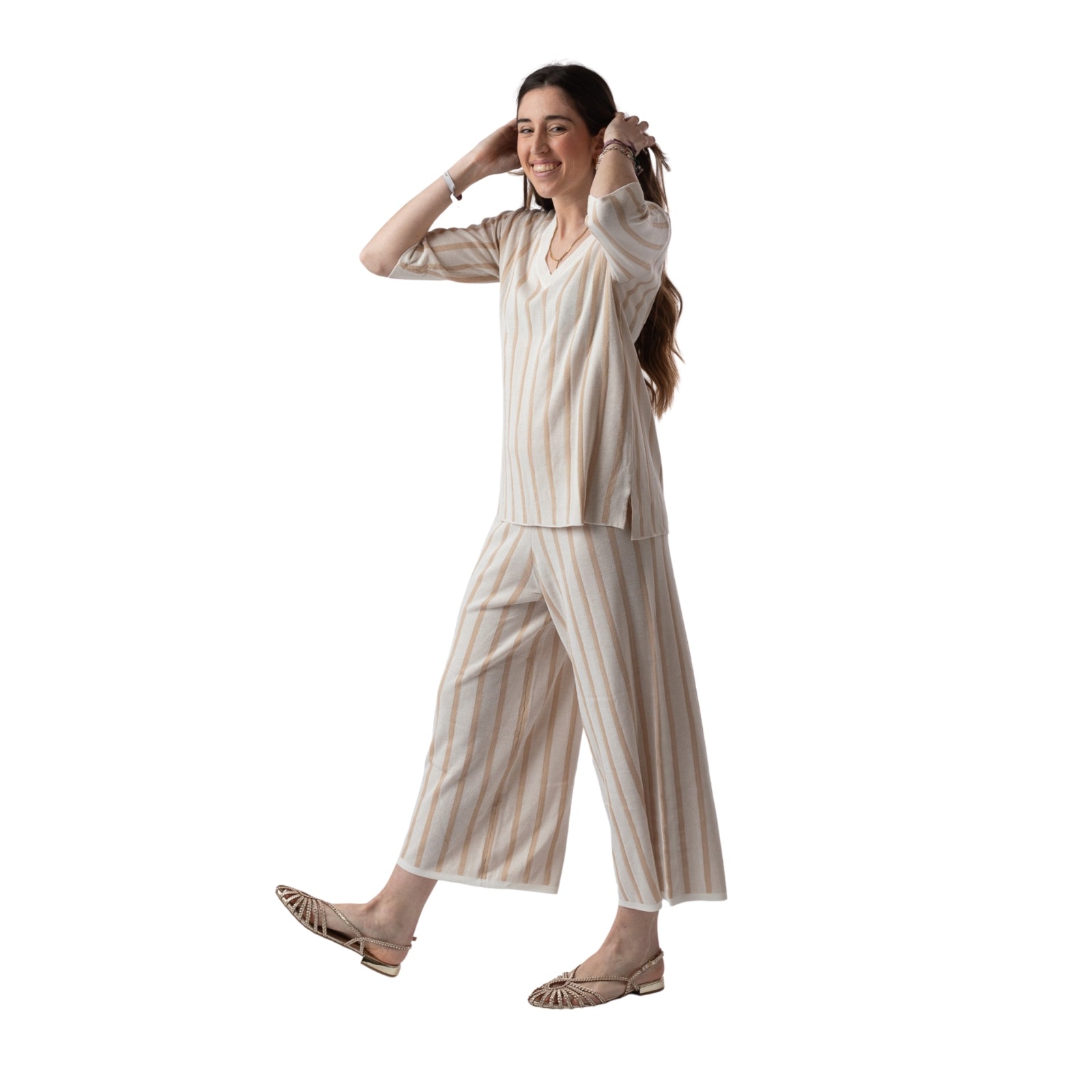 Pantalones de rayas WNT Collection para mujer | Konestilochic