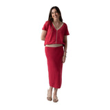 WNT Collection - W125219_03 - Top de manga corta con aberturas laterales - Mujer