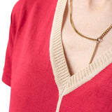 WNT Collection - W125219_03 - Top de manga corta con aberturas laterales - Mujer
