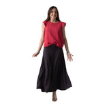 WNT Collection - W125622_02 - Falda midi de viscosa - Mujer