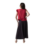 WNT Collection - W125622_02 - Falda midi de viscosa - Mujer