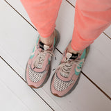 WNT Collection - W126831-18 – Pantalón coral de felpa de algodón con bolsillos - Mujer