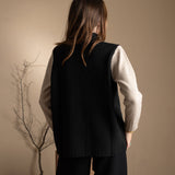 Why Not - W224002_02 – Jersey bicolor con cuello Perkins – Mujer