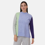 Why Not - W224018_04 - Jersey color block combinado - Mujer