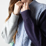 Why Not - W224018_04 - Jersey color block combinado - Mujer
