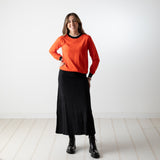 Why Not - W224033_02 – Falda de canalé con abertura lateral - Mujer