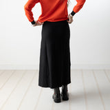 Why Not - W224033_02 – Falda de canalé con abertura lateral - Mujer