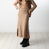Why Not - W224033_29 – Falda de canalé con abertura lateral - Mujer