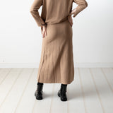 Why Not - W224033_29 – Falda de canalé con abertura lateral - Mujer