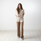 Why Not - W224060_07 – Jersey de cuello vuelto con aberturas laterales - Mujer