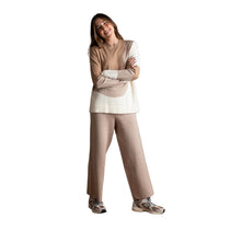 Pantalón recto piedra WNT Collection para mujer - Elegancia y comodidad