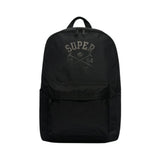 Superdry – Heritage W9110434A-02A – Mochila negra con tirantes acolchados (42,6x30x12,5 cm.)