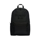 Superdry - Company Logo W9110458A-16A - Mochila negra con espacio para portátil (45x30x15 cm.)