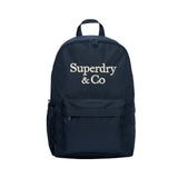 Superdry - Company Logo W9110458A-QNG - Mochila azul marino con espacio para portátil (45x30x15 cm.)