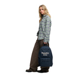 Superdry - Company Logo W9110458A-QNG - Mochila azul marino con espacio para portátil (45x30x15 cm.)